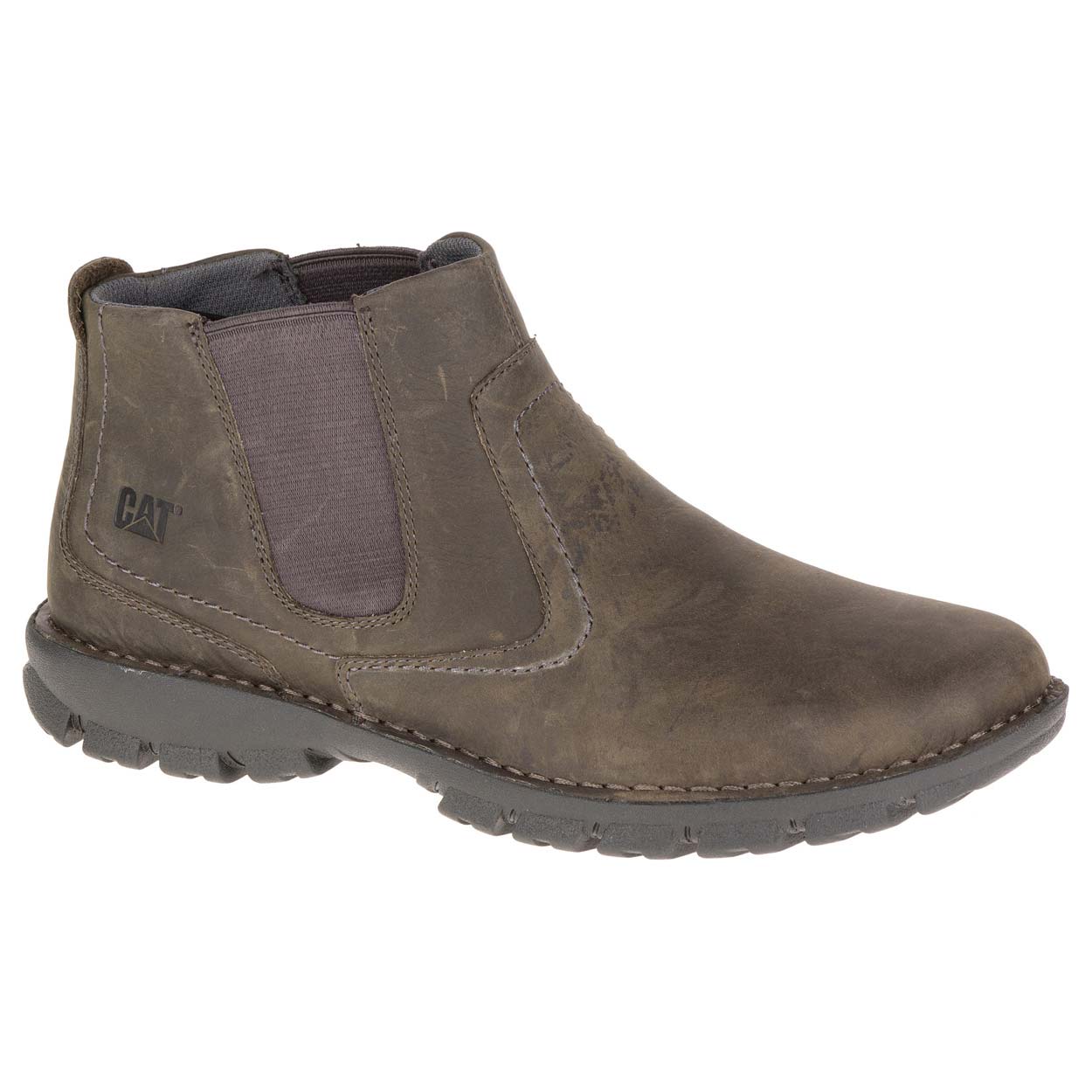 Caterpillar Hoffman Philippines - Mens Chelsea Boots - Dark Grey 68437EBNW